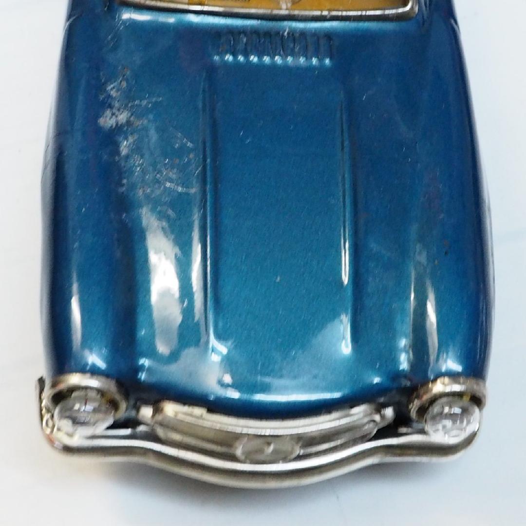 KS【メルセデス ベンツ300SL青リモコン欠】ブリキtin toy car箱付