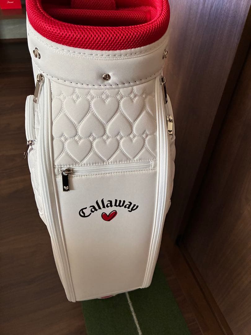 Callaway ゴルフバッグ ハートモチーフ　ヘッドカバー付き