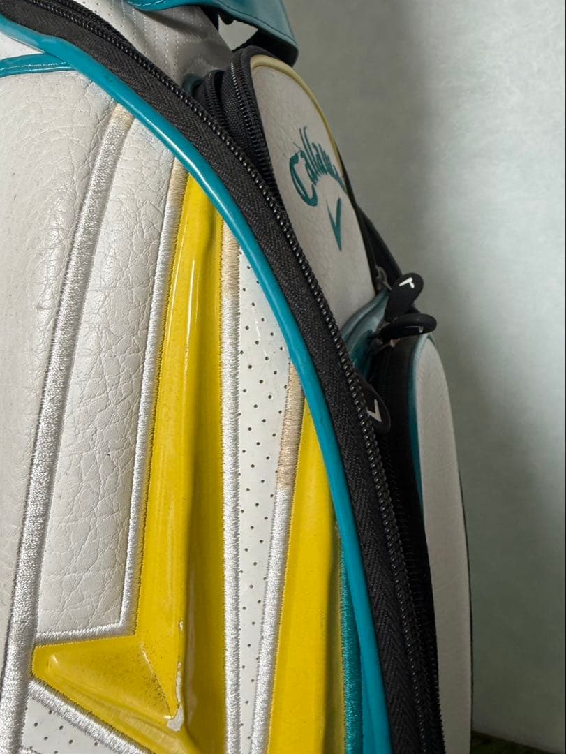 Callaway キャディバッグ ホワイト/ターコイズ