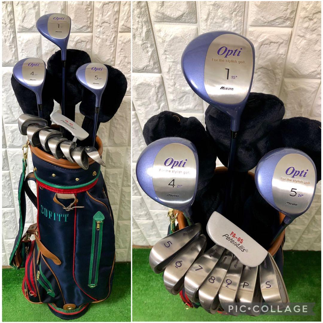 初心者おすすめ☆レディース ゴルフクラブセット☆ミズノ☆キャディバッグ付