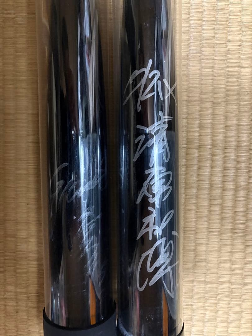 清原和博　木製サイン入りバット