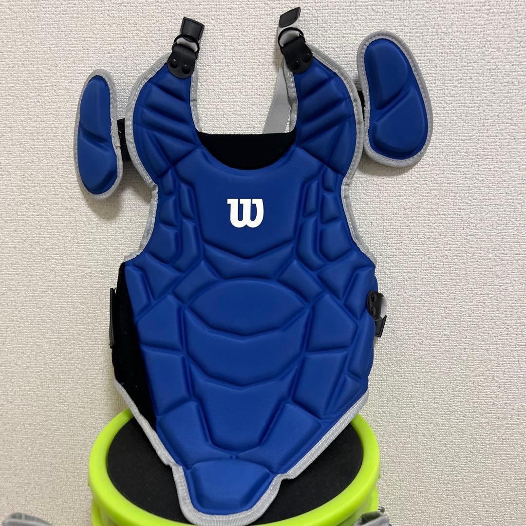 Wilson 硬式用 キャッチャー防具 ブルー