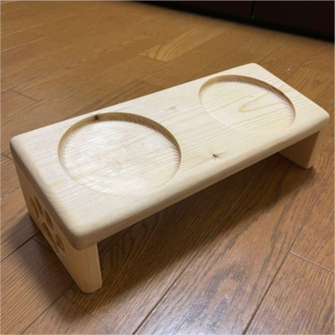 オーダー　ペット　フードスタンド　フードテーブル　餌台　餌入　水入れ　ご飯台