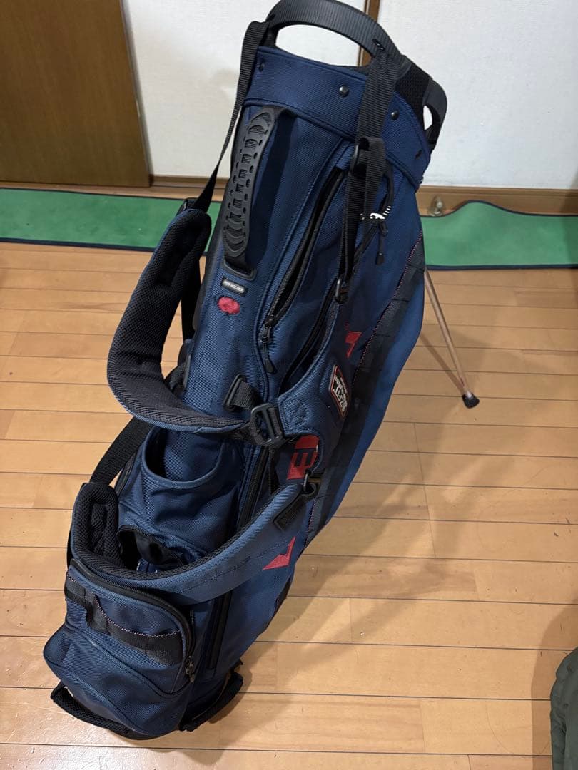 サンマウンテン　BRIEFING ネイビー キャディバッグ　スタンド