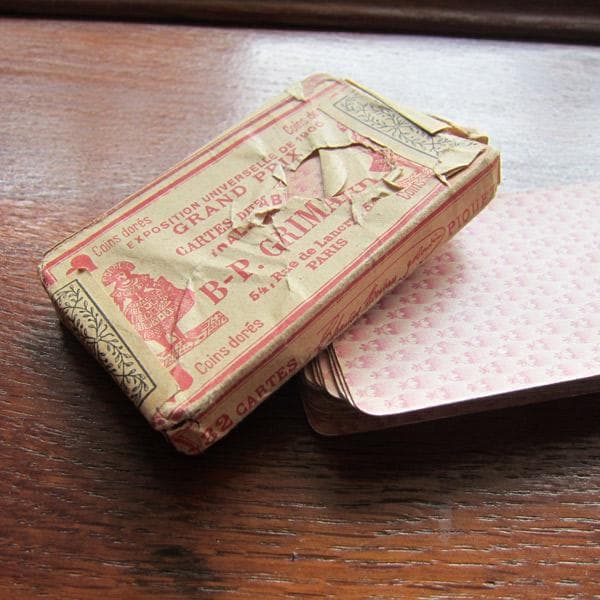 フランスアンティーク ピケカード 未開封 B.P.GRIMORD ゲームカード
