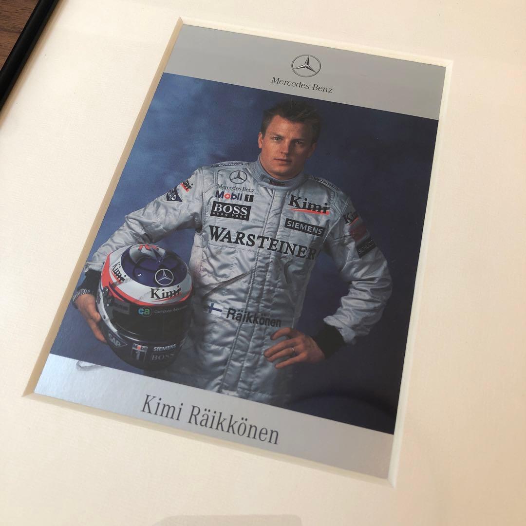 キミ・ライコネン 直筆&印刷サイン入りドライバーズカード