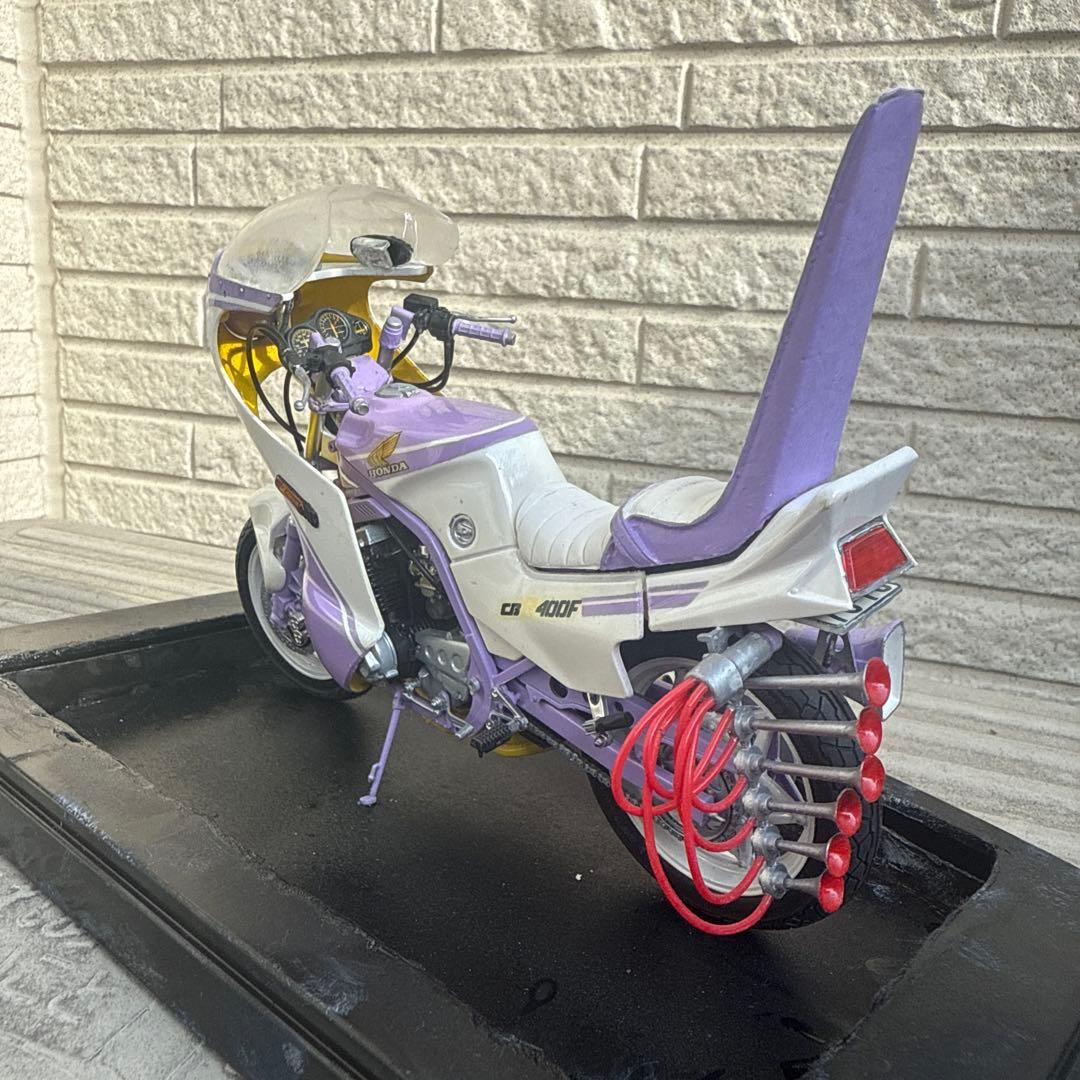 俺のマシン　CBR400F 完成品　当時物　旧車會　暴走族 ロケット　1/12