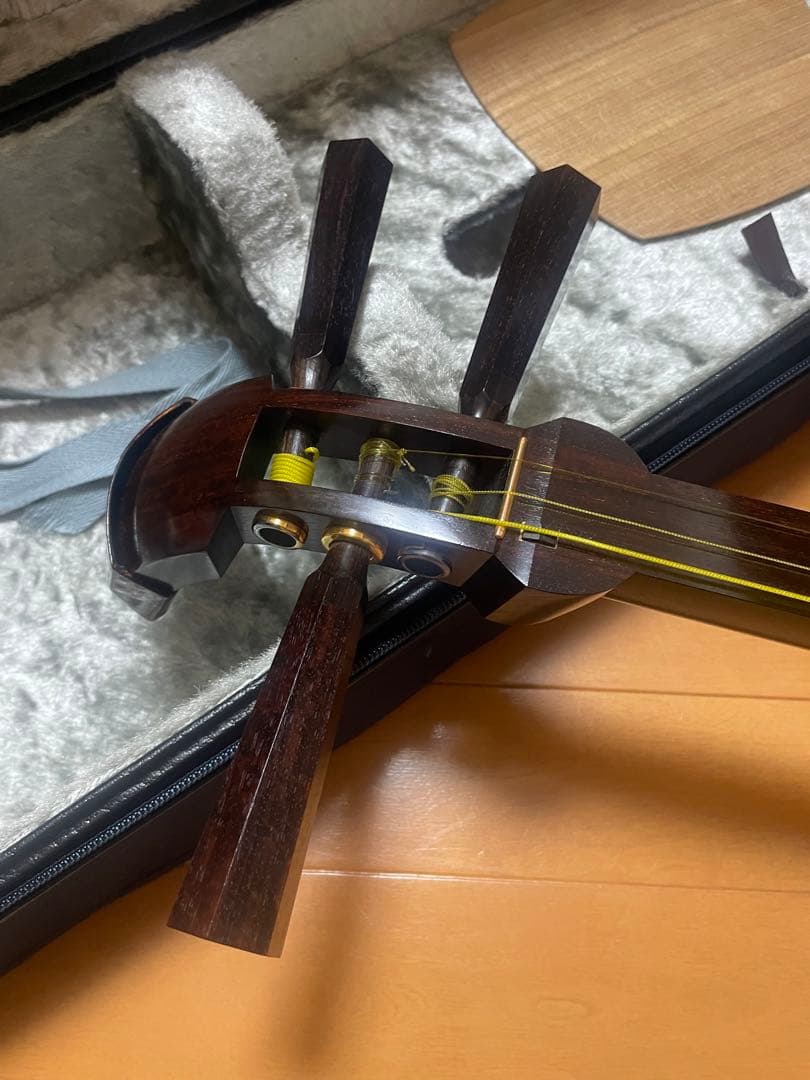 津軽三味線太棹　ケース、小物セット