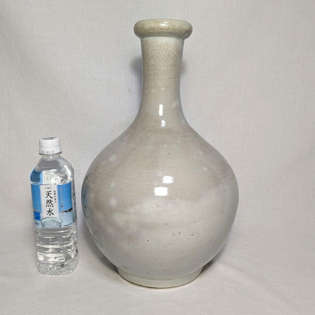 伊万里焼 白磁花瓶 アンティーク 花器 置物 有田焼 花入 フラワーベース 壺