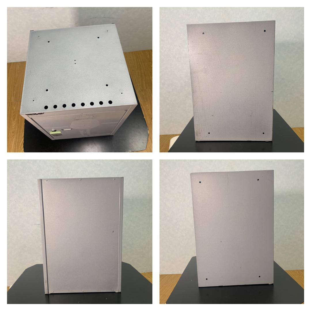 K★1041 BISLEY ビスレー ロッカー BOX 1ドア シルバー 鍵付き