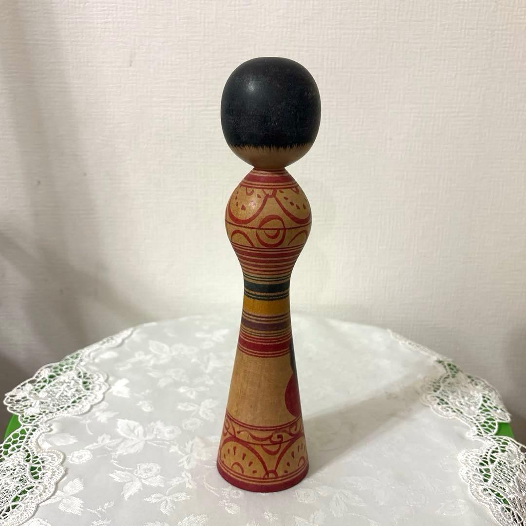 奥瀬鉄則 津軽こけし　23.7cm