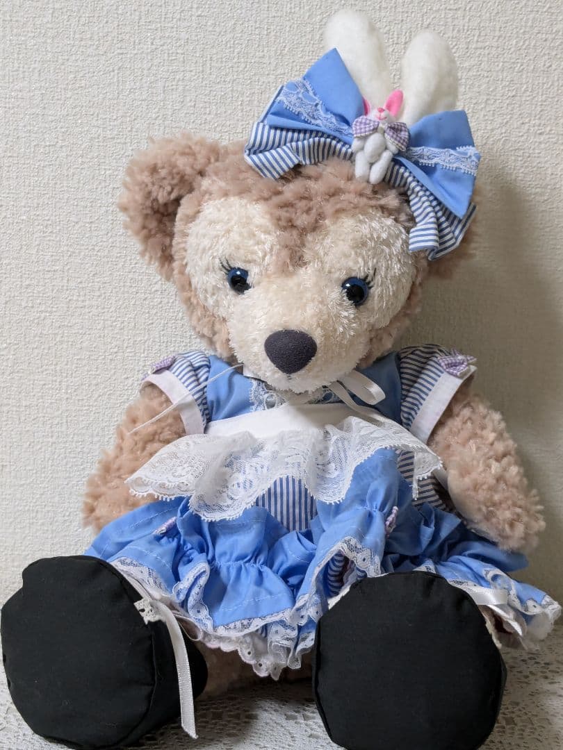 ディズニーリゾート　シェリーメイ　青いドレス♡うさぎ付コスチューム　ぬいぐるみ