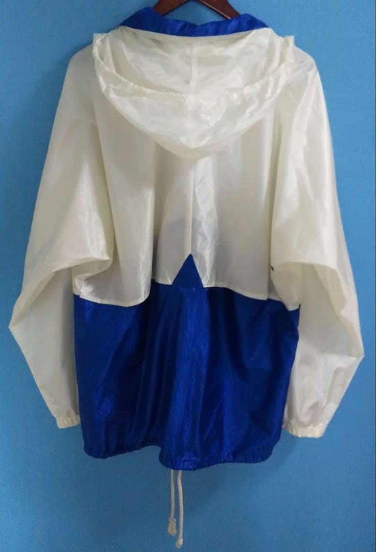 90'sNIKEナイキXXLウインドブレーカー特大BIGスポーツvintage青