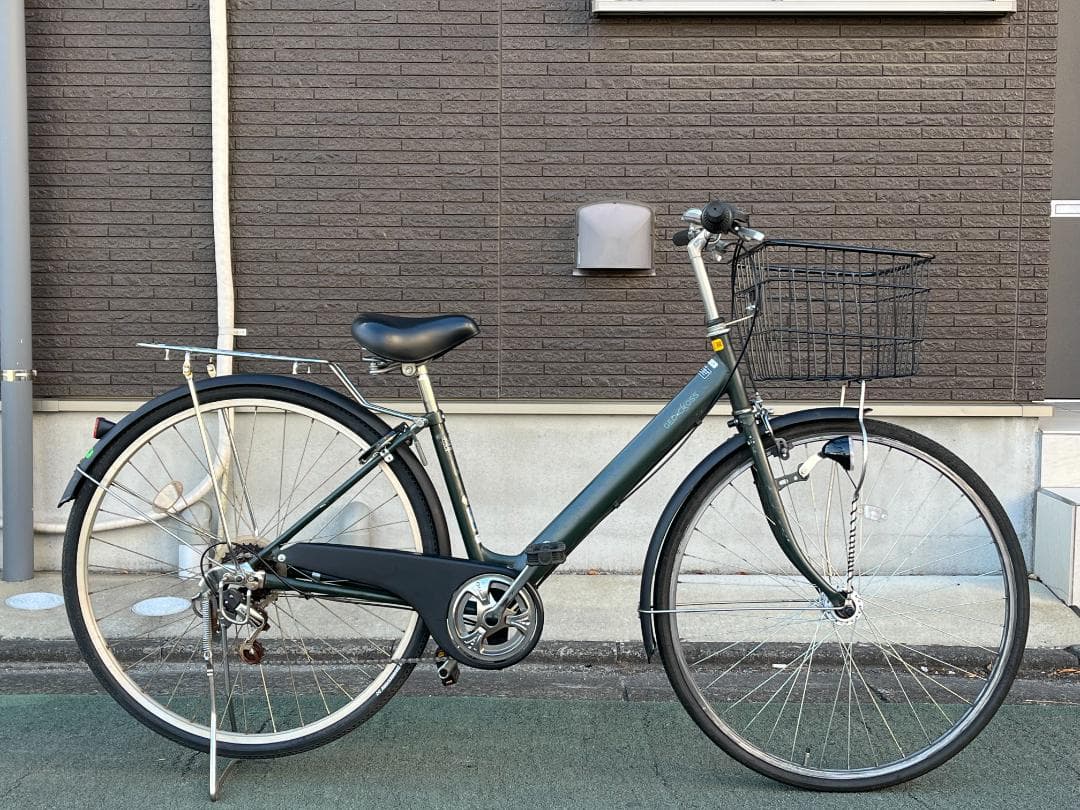 ニ*ム様 中古外装6段変速オートライト自転車（チェーン新品）27インチ※配達地域