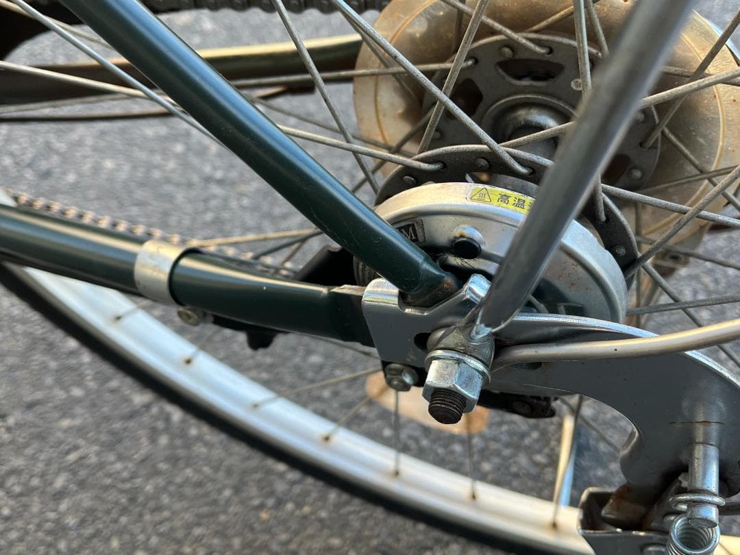 ニ*ム様 中古外装6段変速オートライト自転車（チェーン新品）27インチ※配達地域