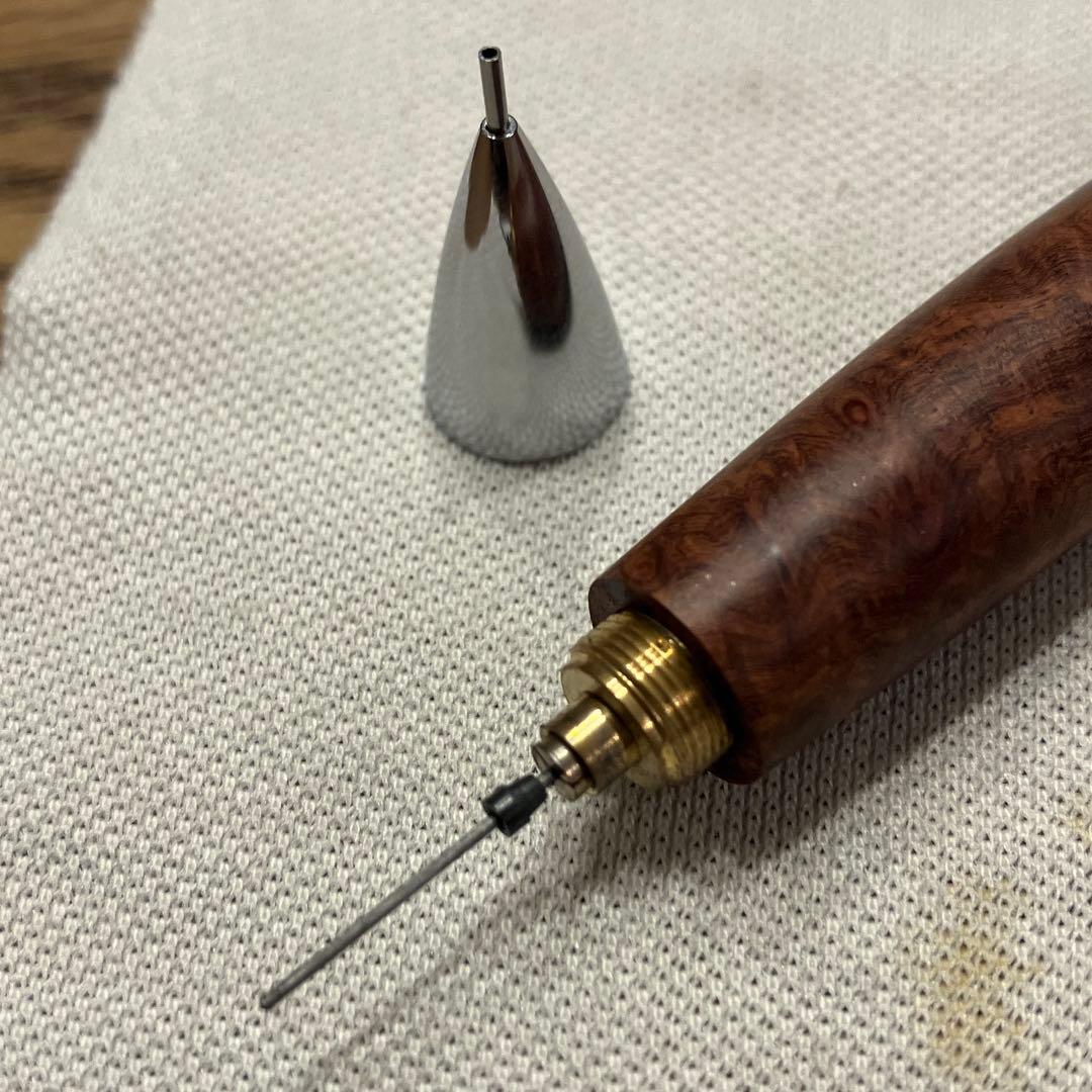 い*は様 工房楔　花梨瘤 0.5 固定式口金交換済み 美品　フルセット　付属品多