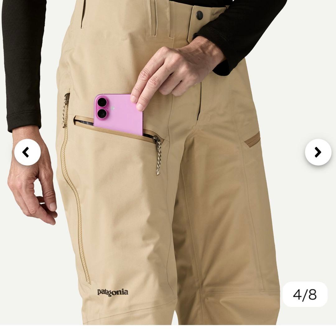 パタゴニア アントラックド パンツ スノーボード スキー　M 24年製