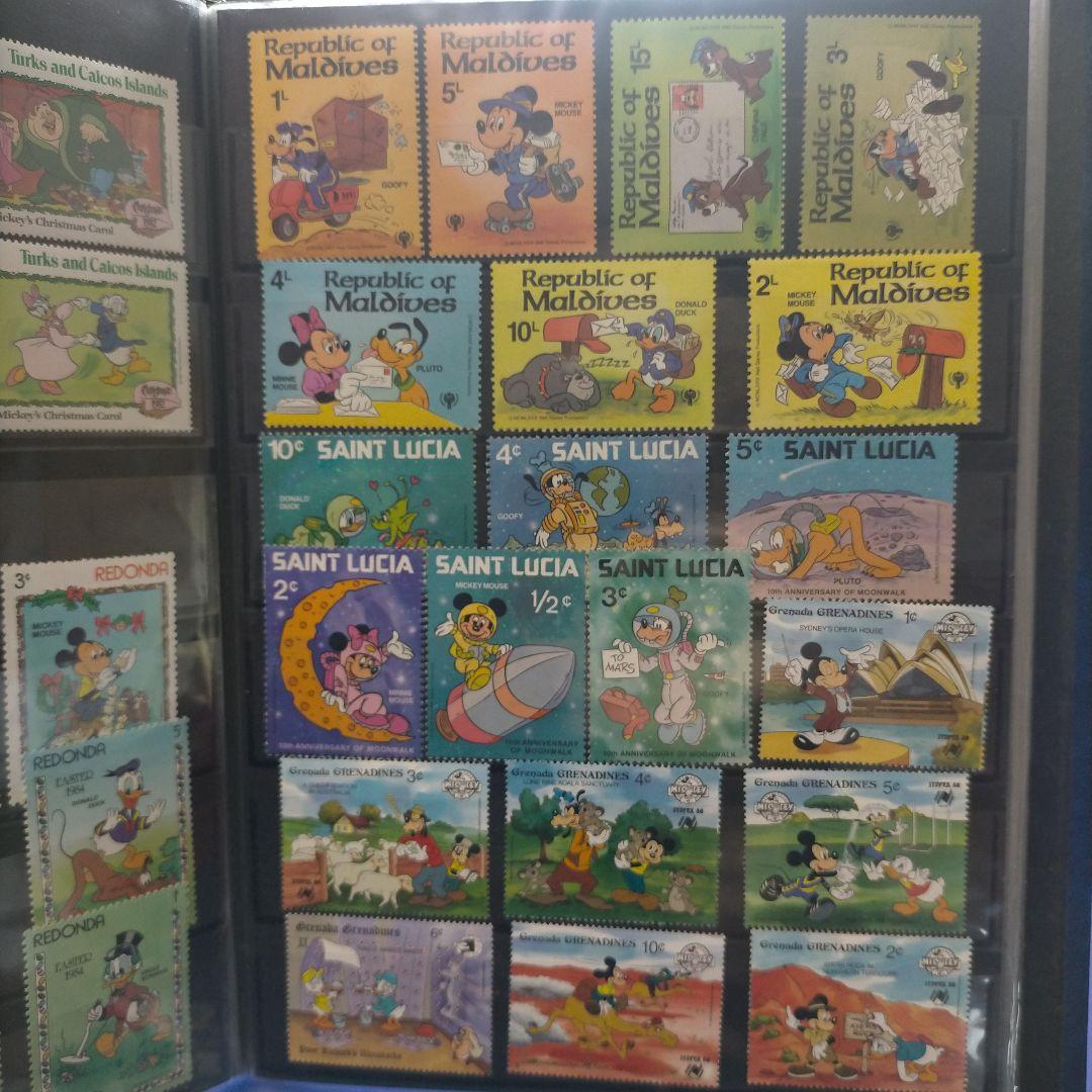 5560 外国切手 複数国 ディズニー シリーズ大量まとめ 全て未使用