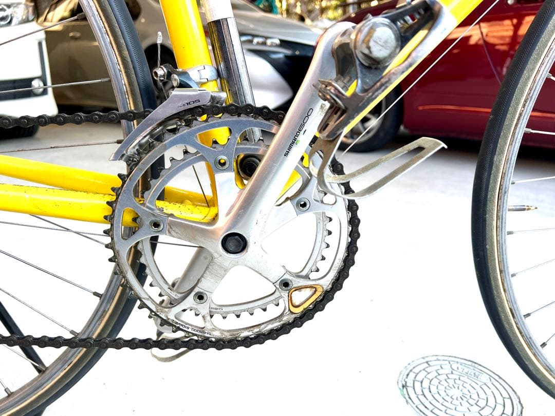 【手渡し】Pana Vintage ロードバイク 105と600、HG71新品