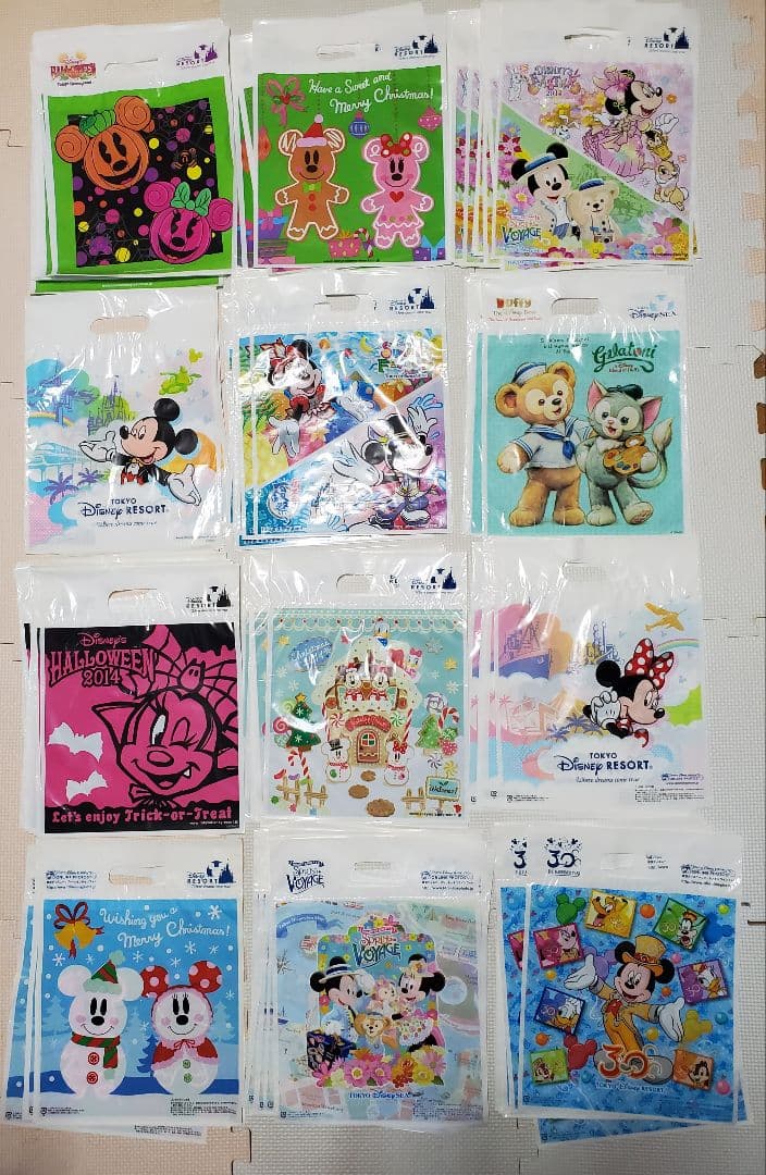 ディズニーリゾート 500枚以上 ショッパー レジ袋 おみやげ袋 ランド シー