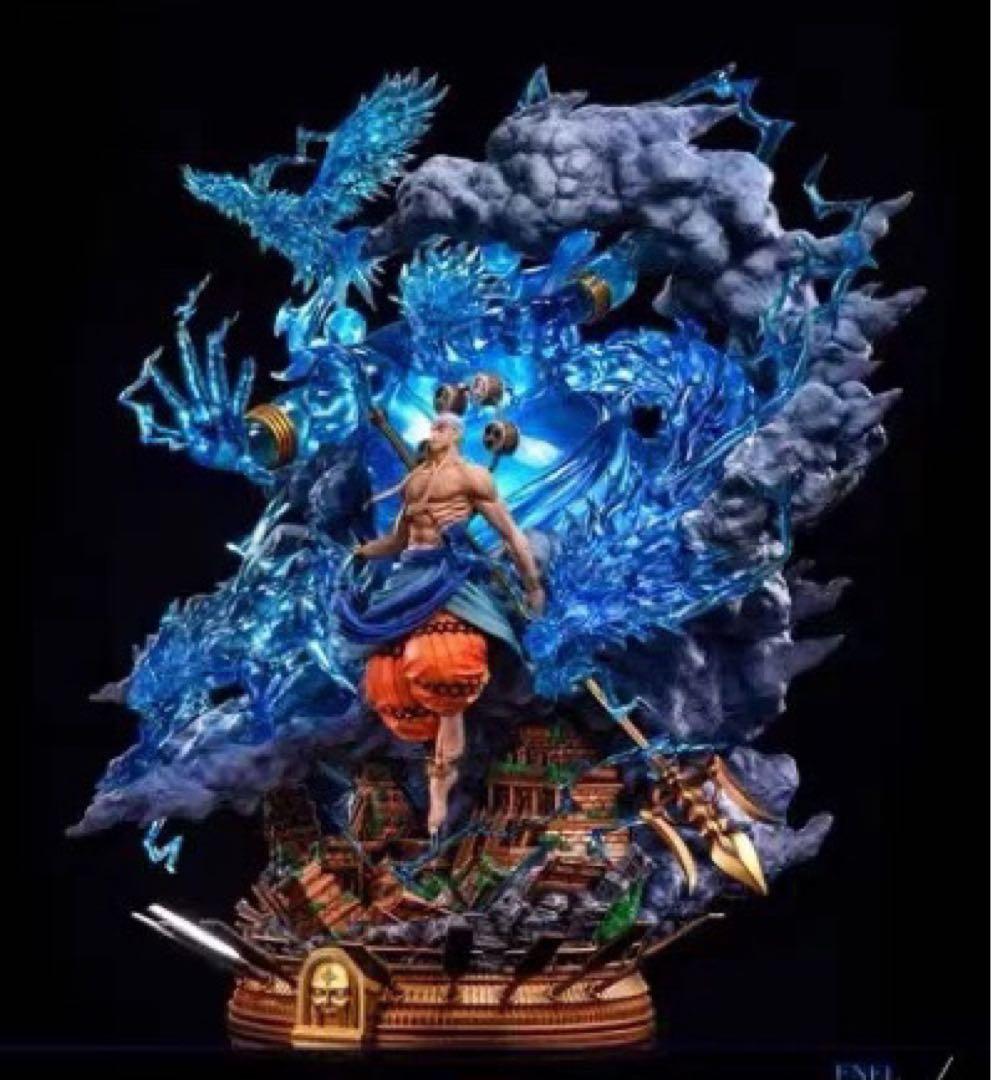 【新品】ワンピース エネル ゴロゴロの実 フィギュア ガレージキット