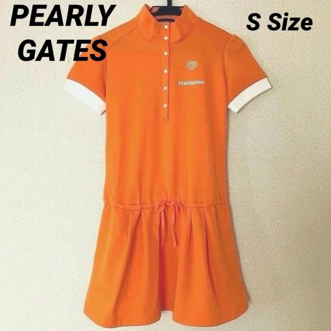 【美品】PEARLY GATES 半袖ワンピース インナーパンツ付 サイズ0