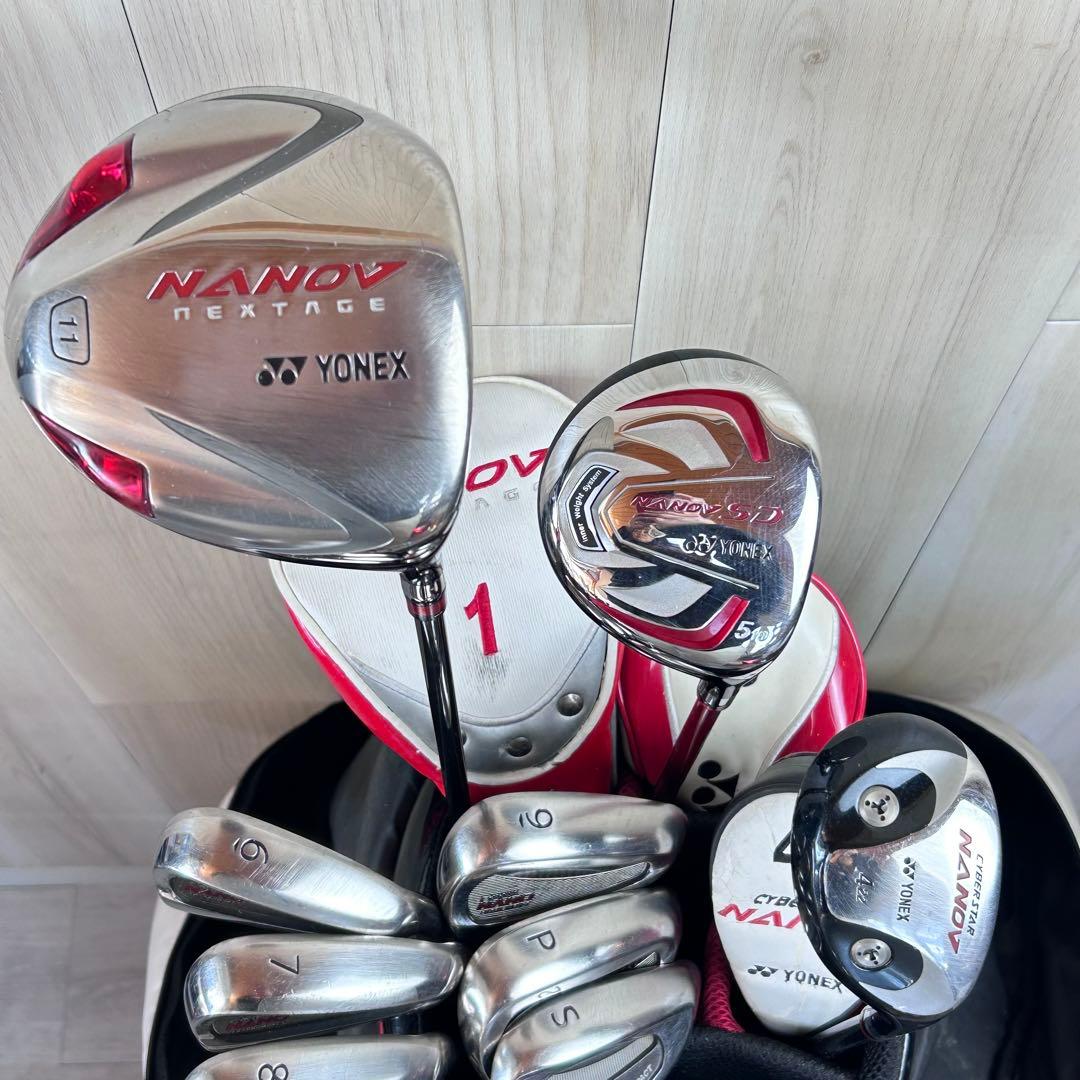 【メンズ右】ヨネックス マルマンNANOV R メンズゴルフセット　初心者