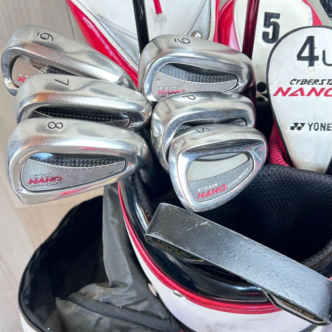 【メンズ右】ヨネックス マルマンNANOV R メンズゴルフセット　初心者