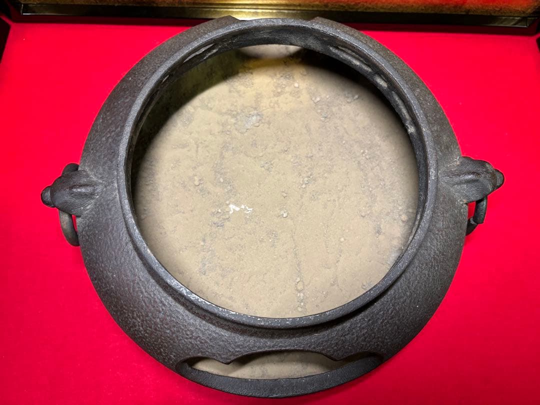 風炉 釜 灰 敷板 釜敷瓦 茶道具