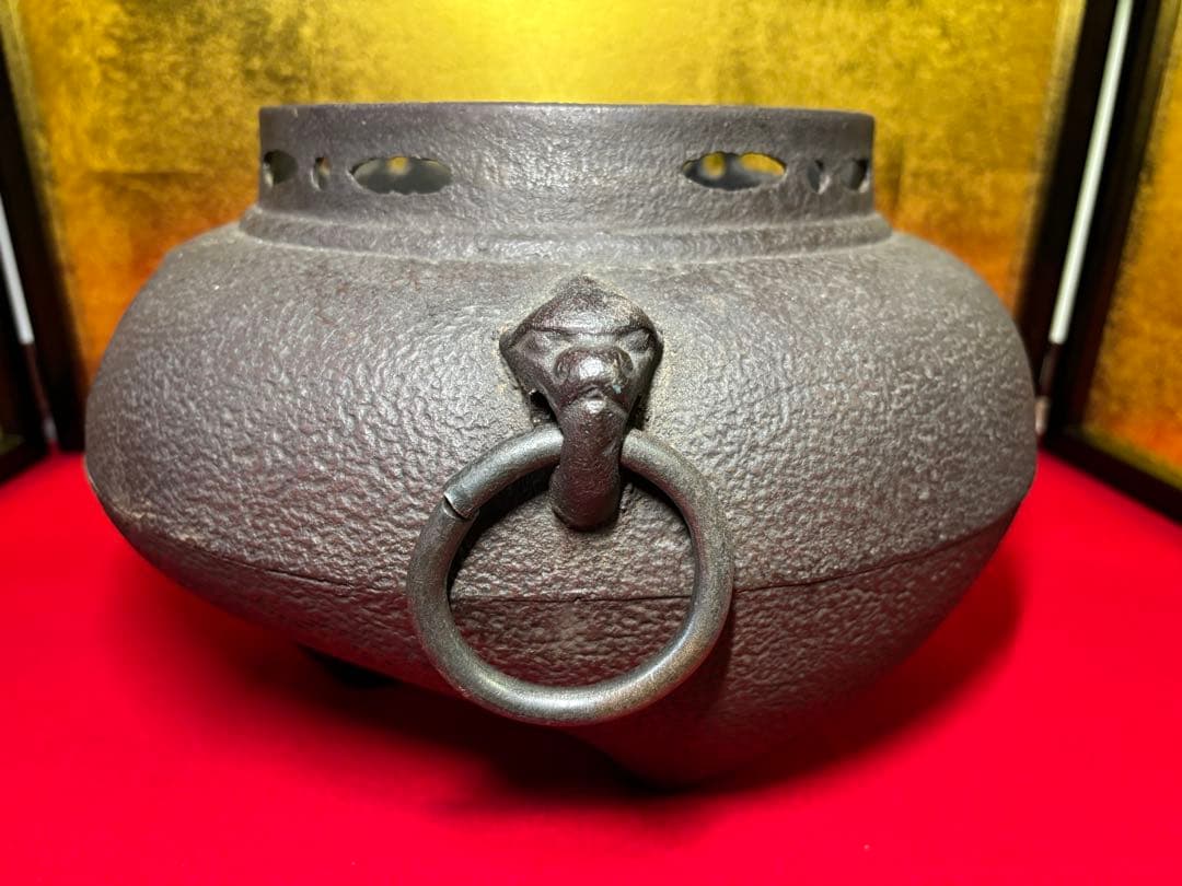 風炉 釜 灰 敷板 釜敷瓦 茶道具