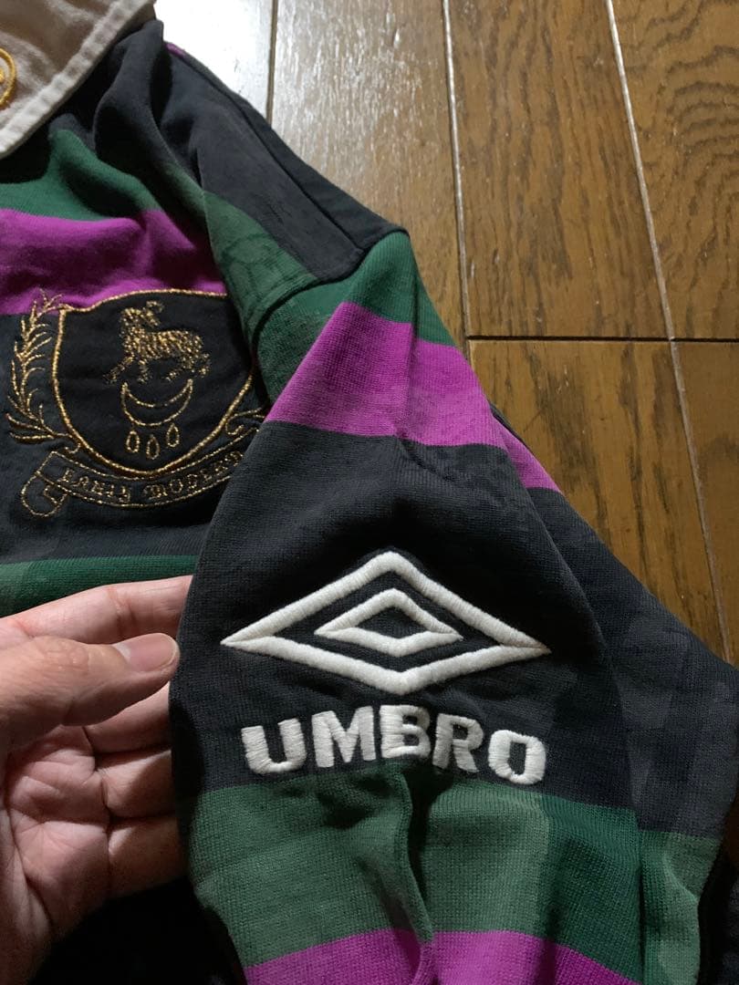 aries umbro ラガーシャツ no problemo