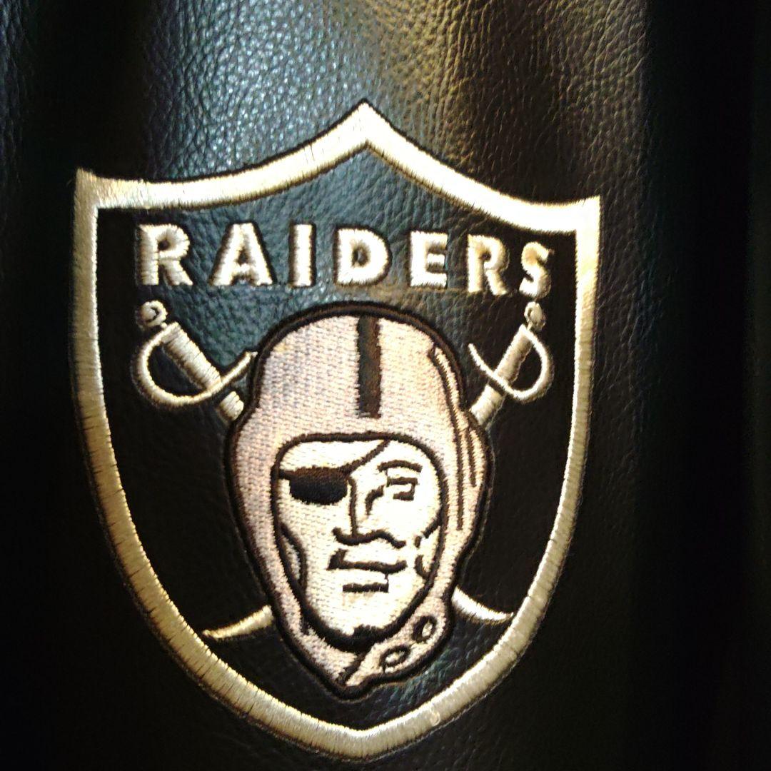 NFL RAIDERS レザー　ジャケット Mサイズ