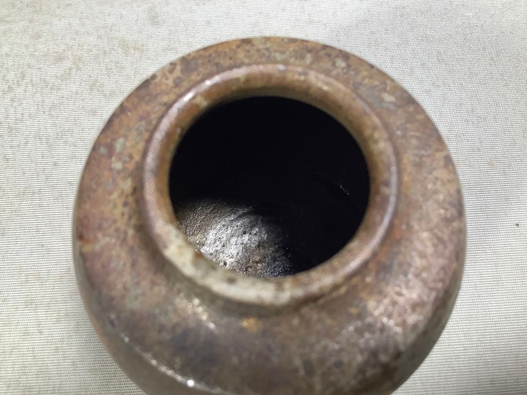 丹波　茶入　市野信水　茶道具　送料無料