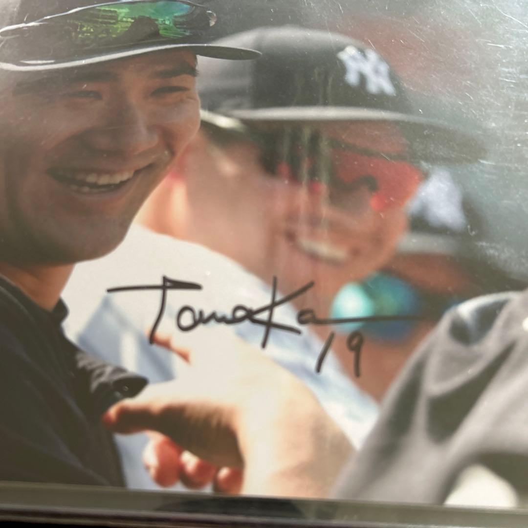MLB  田中将大　直筆サイン入りフォト　ニューヨークヤンキース　楽天イーグルス