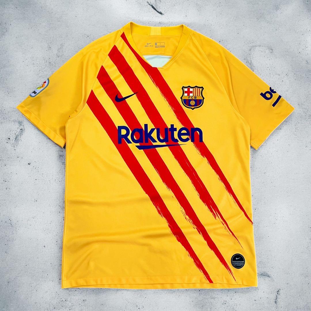 【美品】19/20 FCバルセロナ 4th ユニフォーム 半袖 NIKE XL
