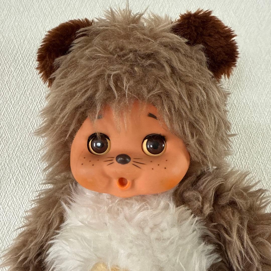 昭和レトロまごころの人形ダイスケ大助モンチッチぬいぐるみ タヌキ 貴重 レア