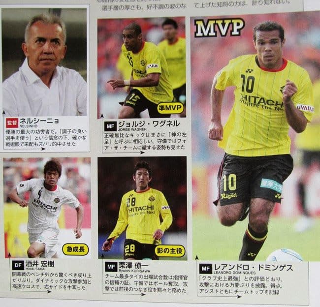 柏レイソル イエロー Leandro Domingues 10番