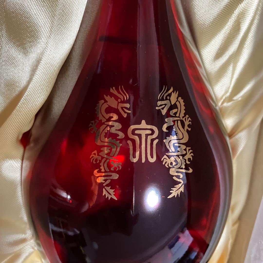 【期間限定】十四代 龍泉 赤色ボトル　日本酒空き瓶　化粧箱付き