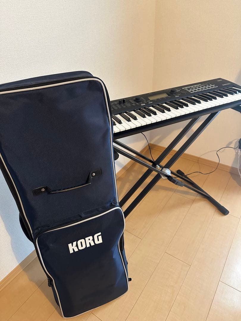KORG KROSS2-61 BK キーボード/ケース/AC/スタンド/ペダル