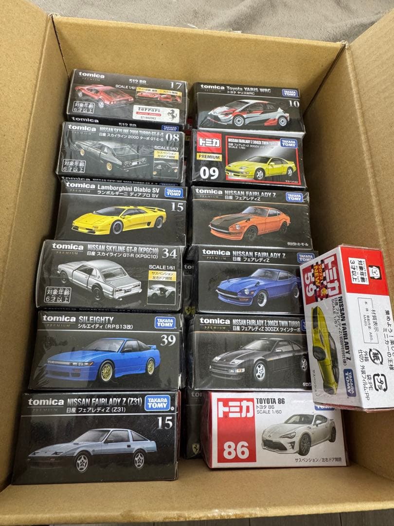 【未開封】トミカプレミアムまとめ売り25台GT-R/フェラーリ/ランボ など