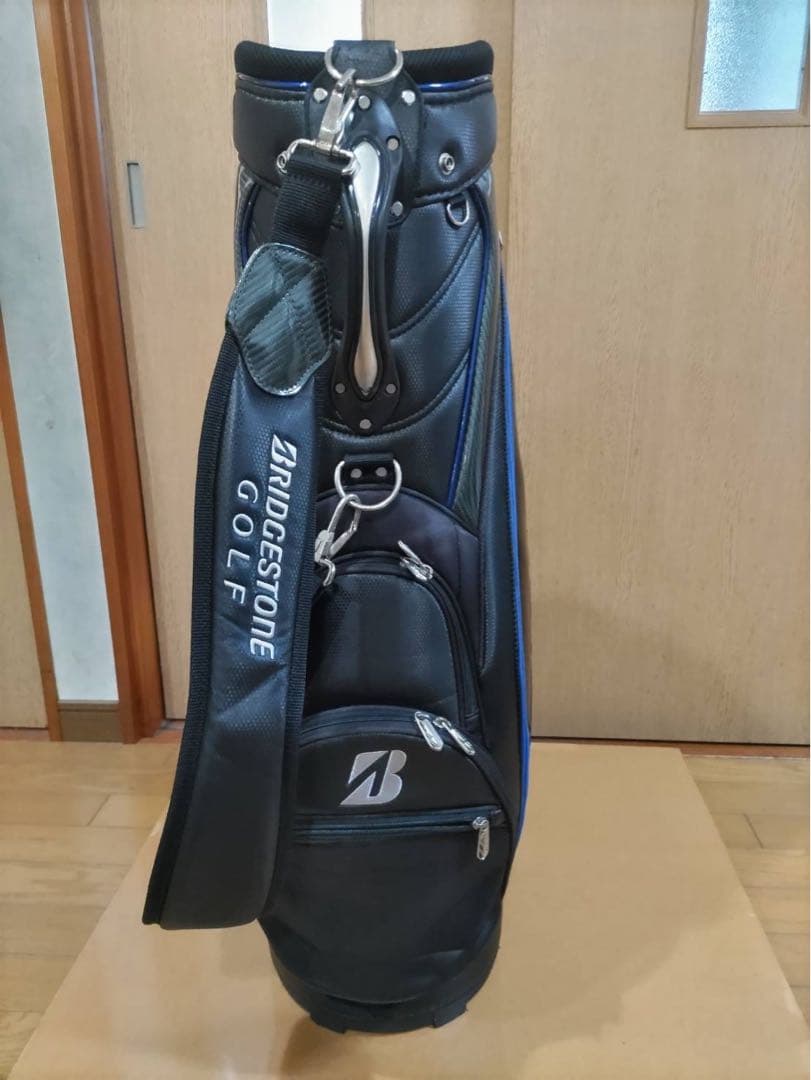 TOUR B ゴルフバッグ・キャディバッグ CBG820. ブラック/ブルー