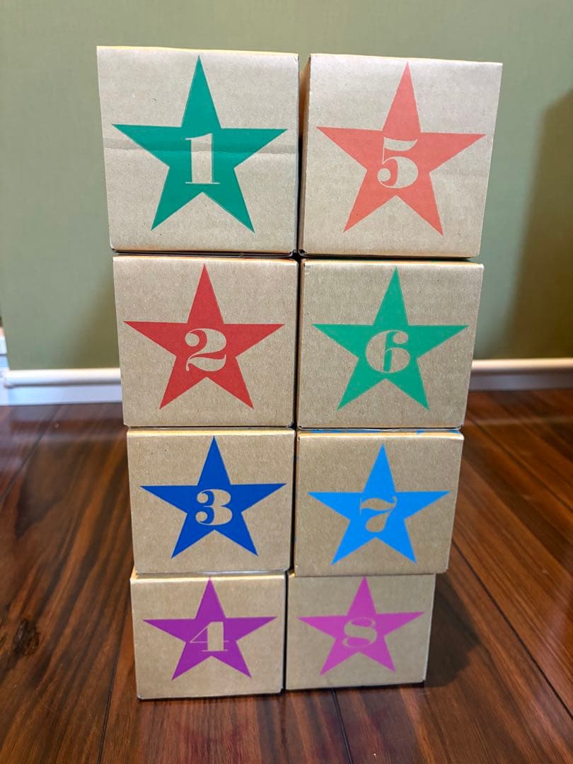 【未使用】ジョジョの奇妙な冒険ジョジョ展2012B2ポスター 1-8部 箱付