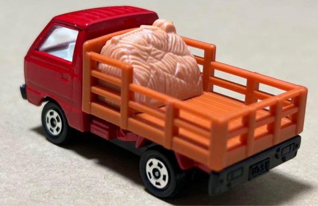トミカ スズキ キャリィ 家畜運搬車 赤