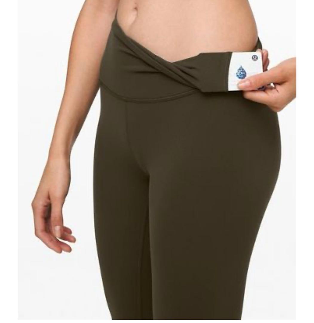 Lululemon 新品未使用　丈長め レギンス　ダークオリーブオリーブ