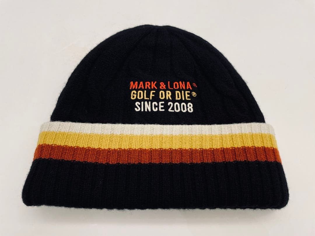 値下げMARK & LONA ニット帽 ブラック フリーサイズ