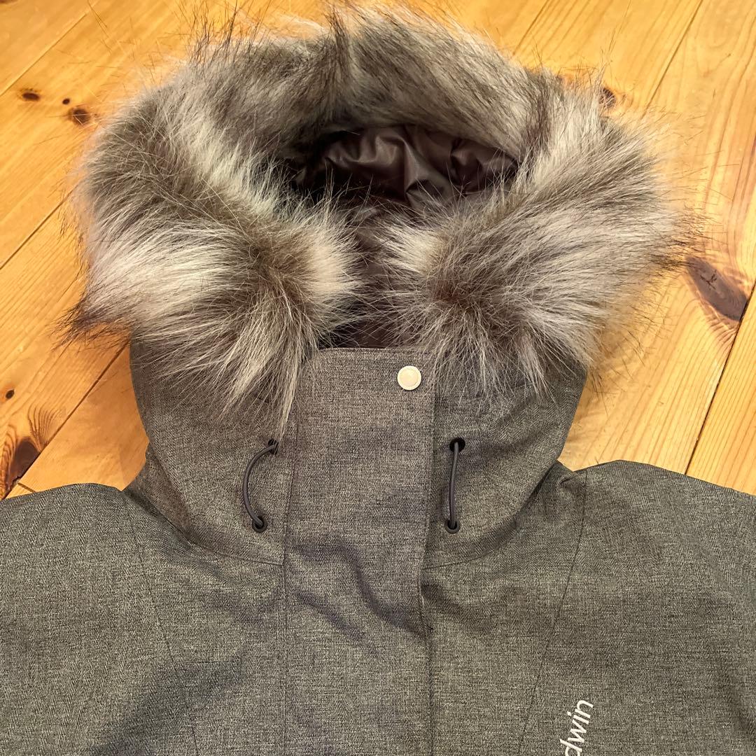 Goldwin グレー ファー付きジャケット