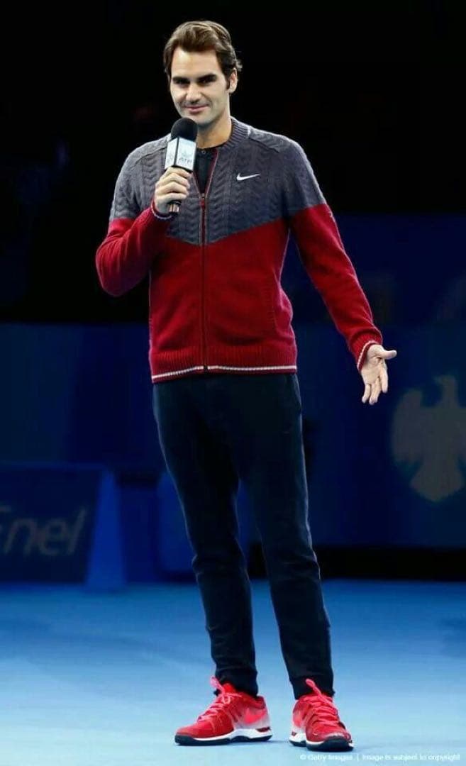 【日本未発売 希少】ナイキ フェデラー RFセーター 2014ATPFinals