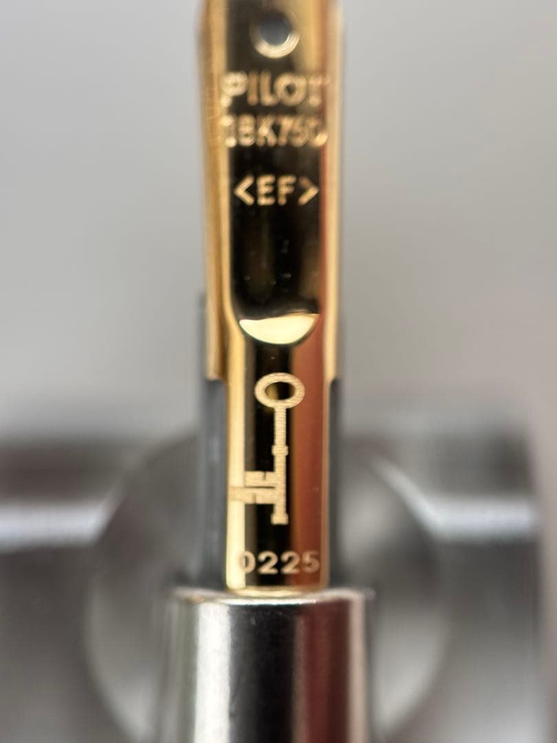 新品ナガサワ東川崎ハーバーミントゴールド キャップレスデシモ 万年筆 パイロット