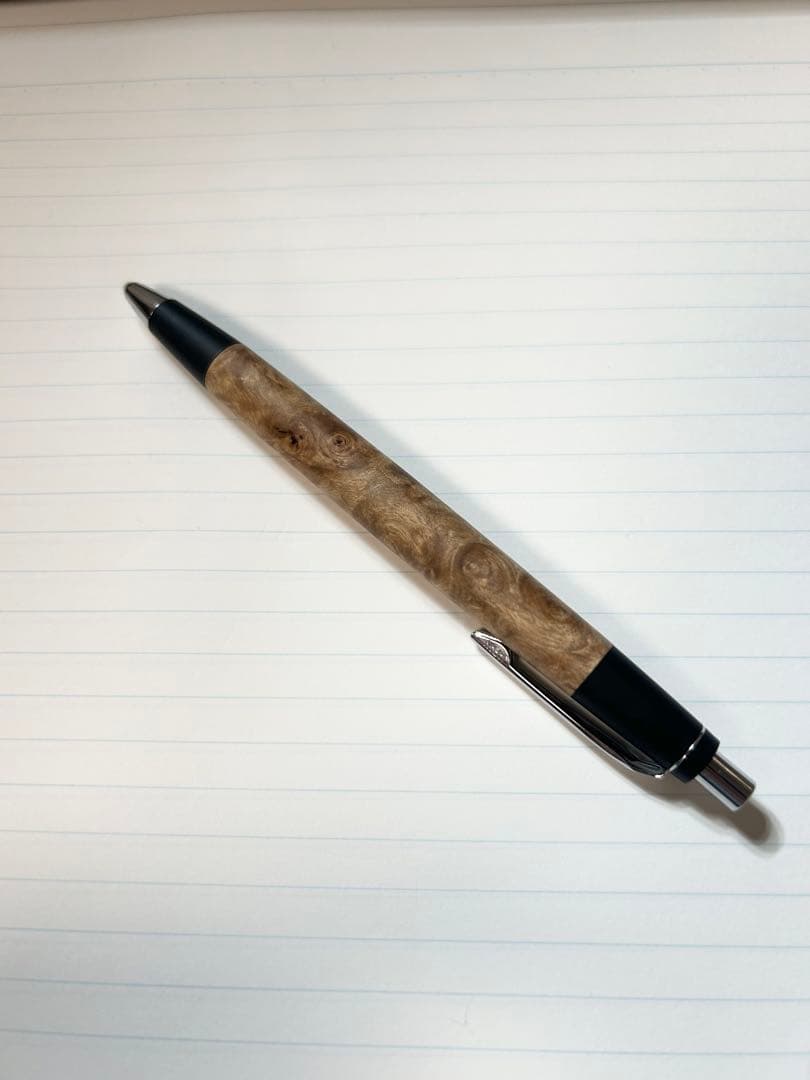 野原工芸　新型シャープペンシル　楓癌　シルバー　銀