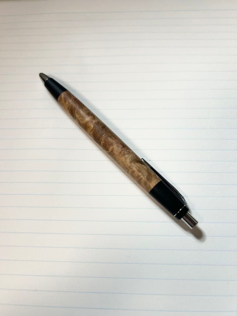 野原工芸　新型シャープペンシル　楓癌　シルバー　銀